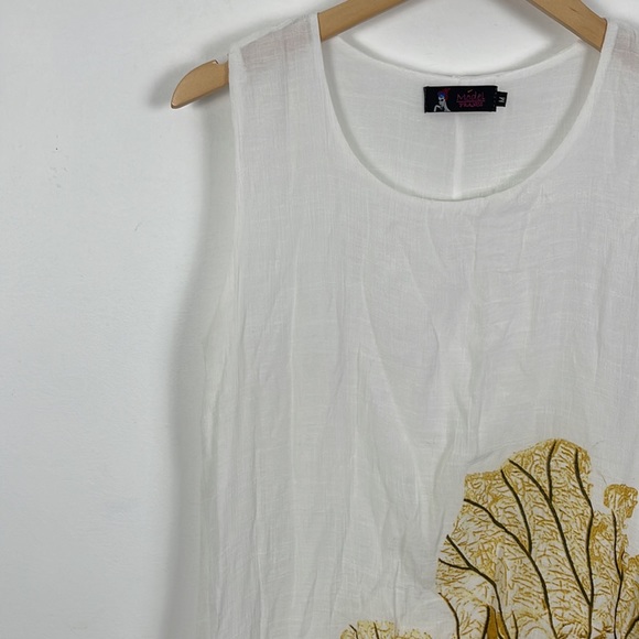 Model France Floral Tank Dress - M - Picture 2 of 5